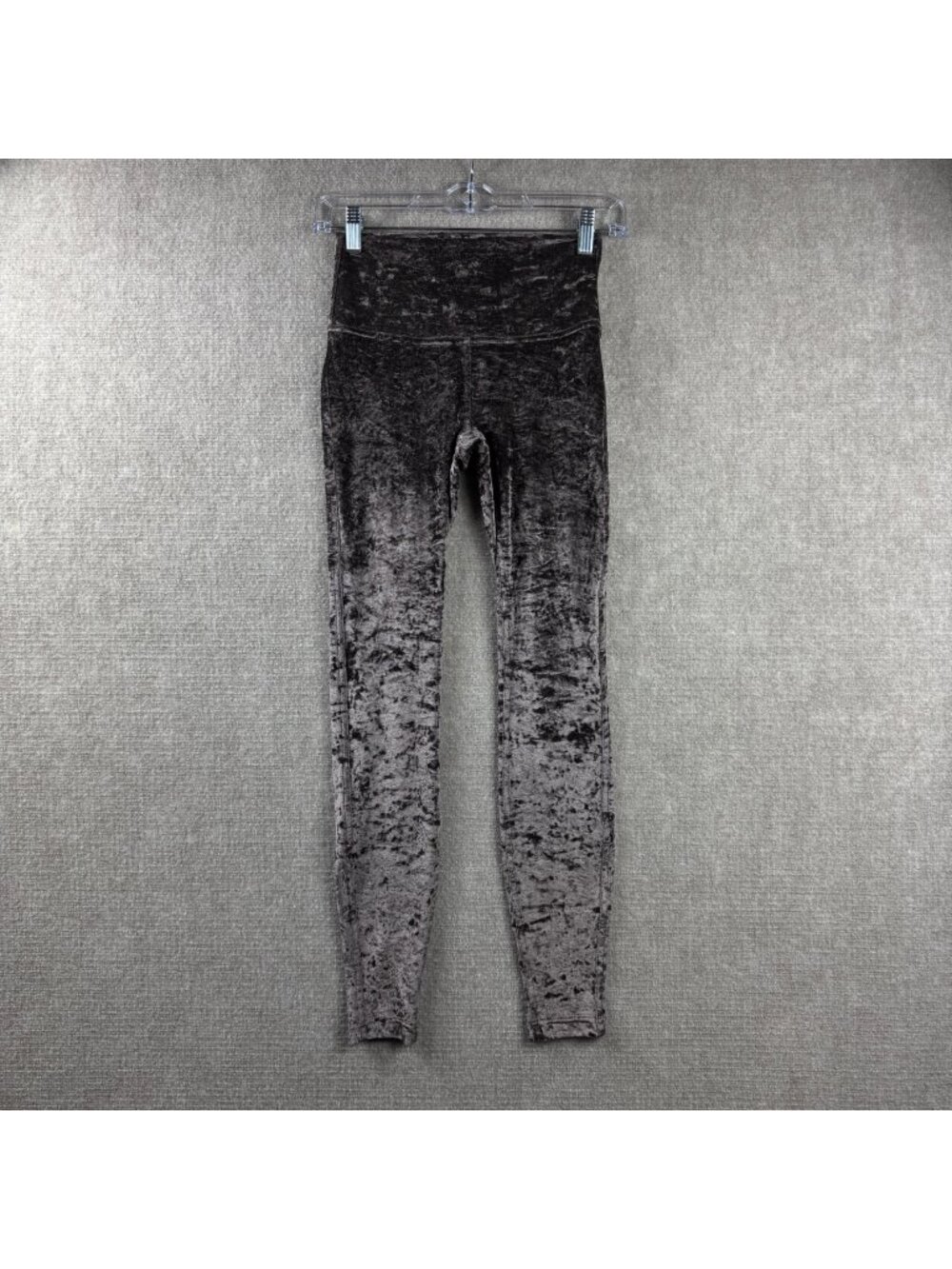 Lululemon Wunder Lounge High-Rise Tight 28" Crushed Velvet French Press Size 4